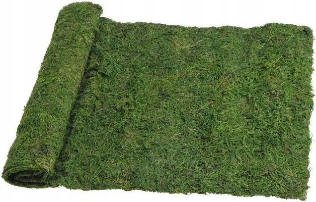 Moha szőnyeg zöld téglalap 120x36cm