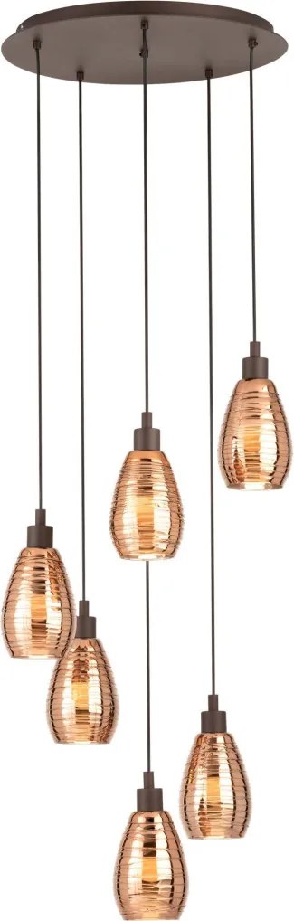 Eglo SIRACUSA 39508 Függőlámpa 6x60W/E27 IP20