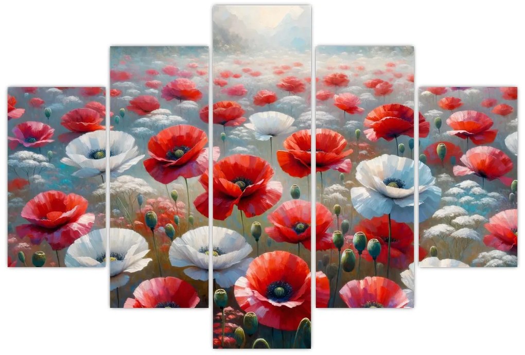 Kép - Pipacsmező (150x105 cm)