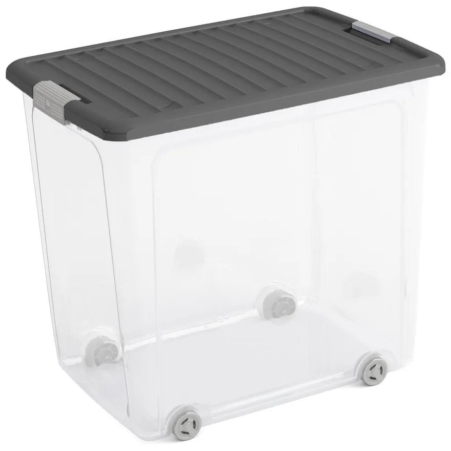 Fedeles műanyag tárolódoboz 56,5x39x51,5 cm W box XL – KIS