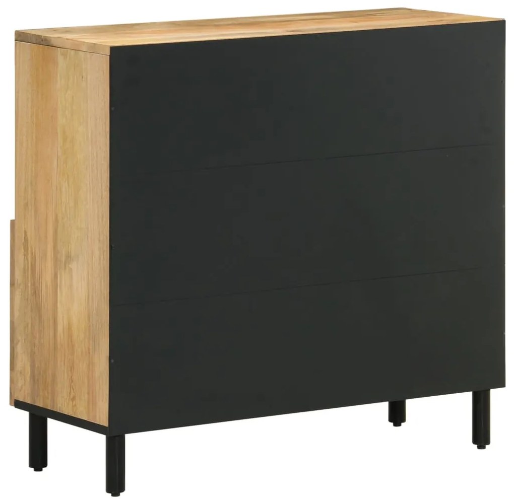 tömör mangófa tálalószekrény 80 x 33 x 75 cm