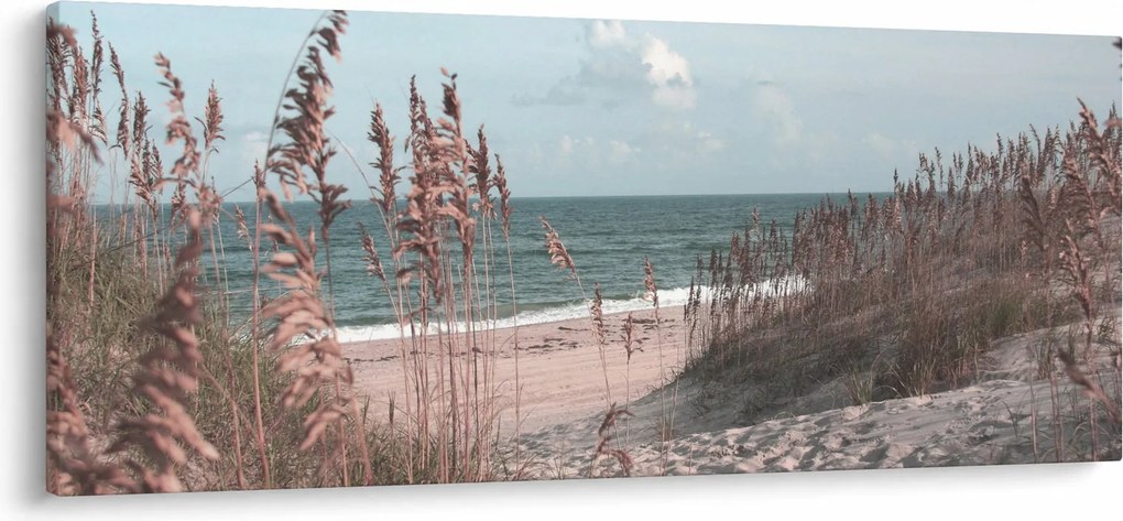 Kép - Rózsaszín strand (120x50 cm)