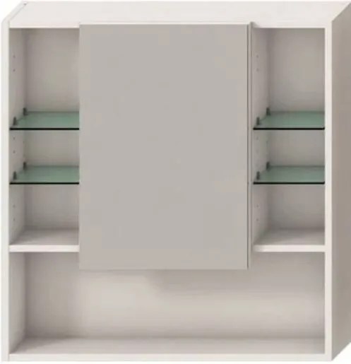 Tükrösszekrény Jika Lyra plus 80x77,5 cm lamino fehér 5325.1.038.304.1