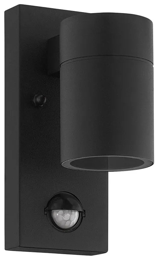 Eglo 99571 - LED Kültéri fali lámpa érzékelővel RIGA 1xGU10/3W/230V IP44