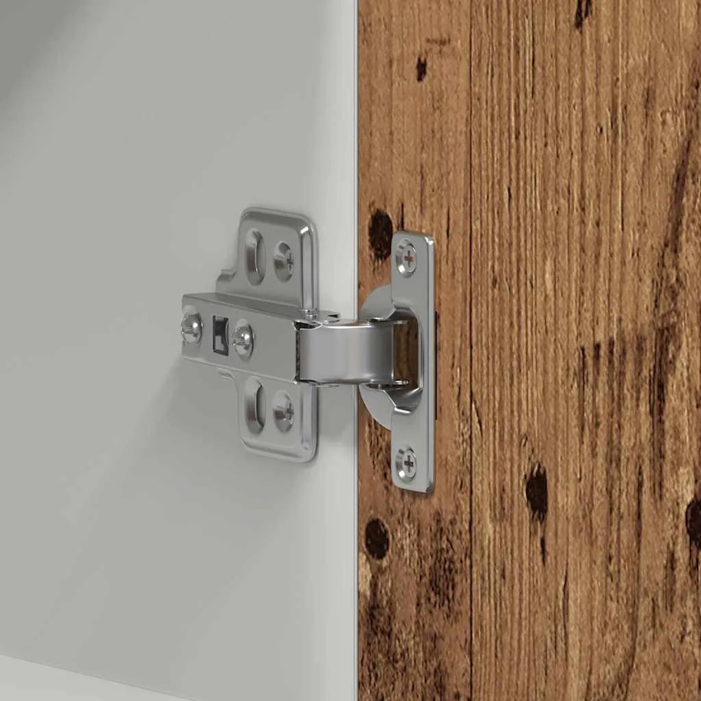 “Lyon” antik fa színű szerelt fa konyhai fali szekrény