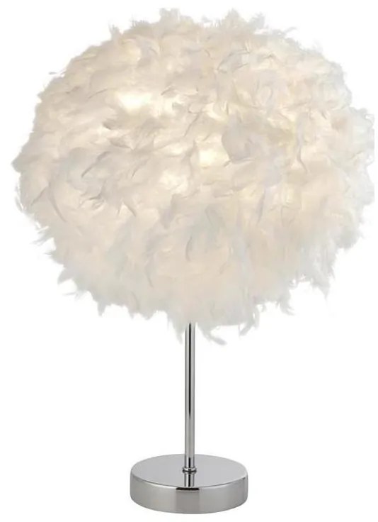 Searchlight EU60392CC - HATTIE asztali lámpa 1xE14/60W/230V