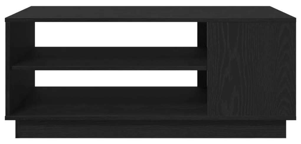 Fekete Tölgy Coffee Table 102x55x43 cm Mérnöki Fából készült