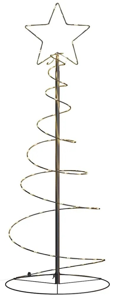 meleg fehér LED karácsonyfa 80 LED 120 cm