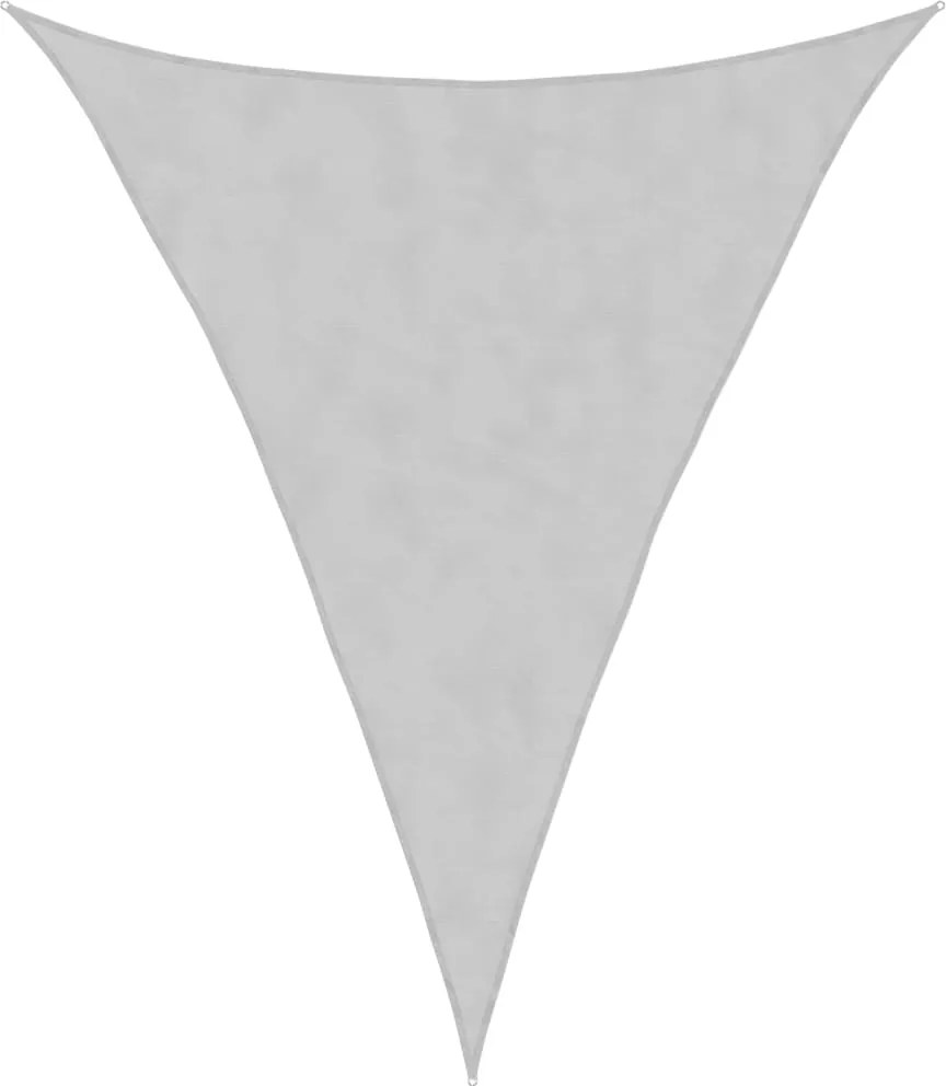 vidaXL világosszürke 100% poliészter oxford szövet napvitorla 5x6x6 m