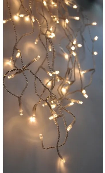 Solight 1V401-WW-LED kültéri karácsonyi LED függöny 360 LED, 8 funkció, 15m, IP4