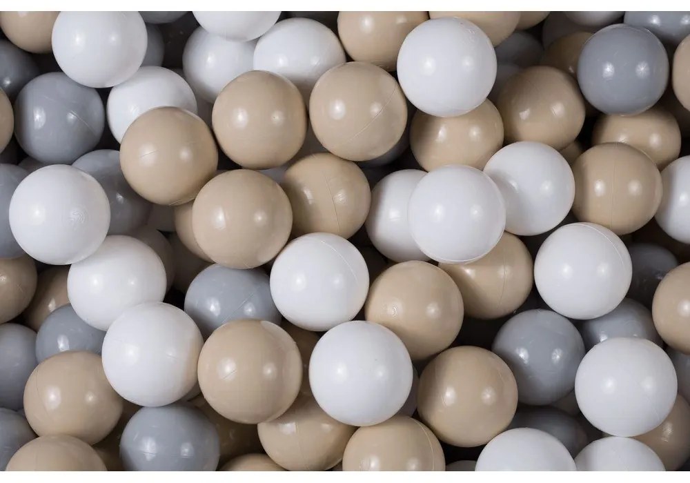 Szürke kordbársony labdamedence ø 90x30 cm Montessori – Meowbaby