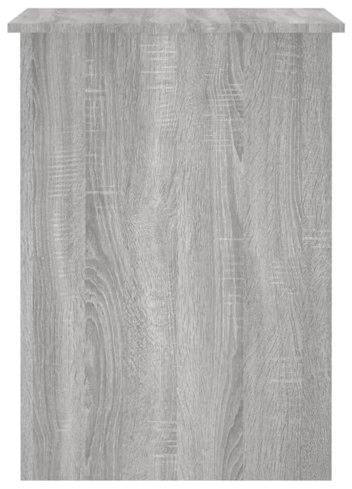 szürke sonoma színű szerelt fa íróasztal 100 x 55 x 75 cm