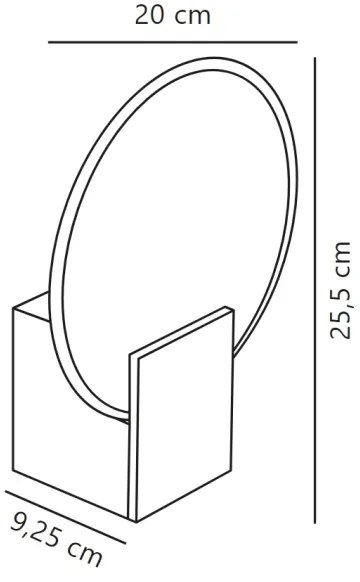 Nordlux - HESTER LED 9,5W/230V fehér, állítható fürdőszobai fali lámpa