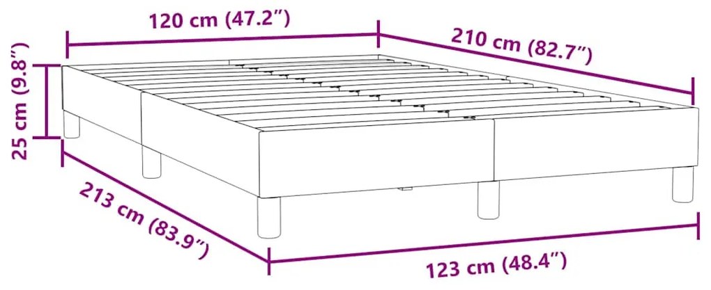 sötétzöld bársony rugós ágy matrac nélkül 120x210 cm