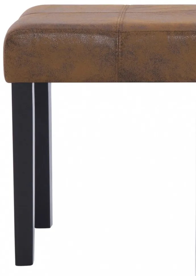 barna művelúr pad 106 cm