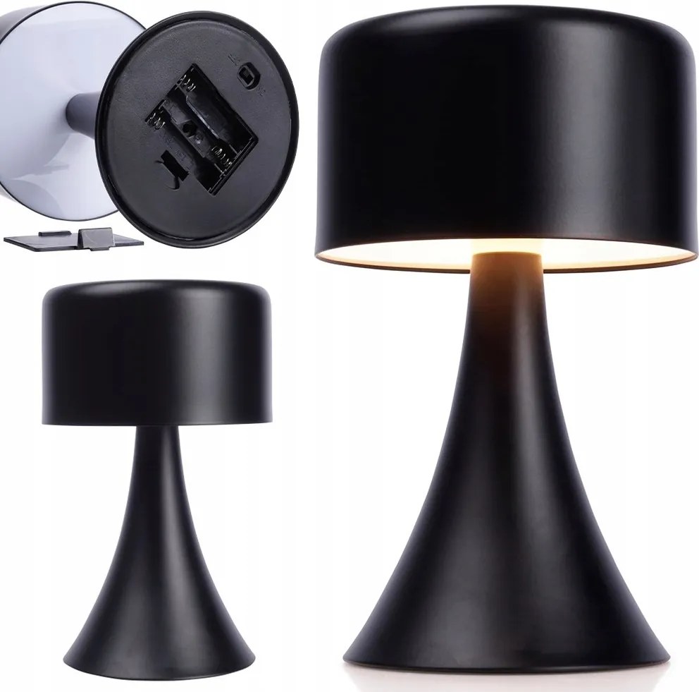 Akkumulátoros lámpa Éjjeli Asztali Vezeték nélküli Kemping Kert Terasz Erkély