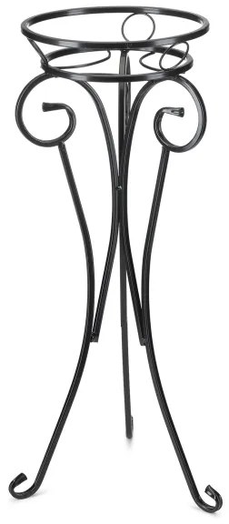 Virágállvány 74x34 cm fekete