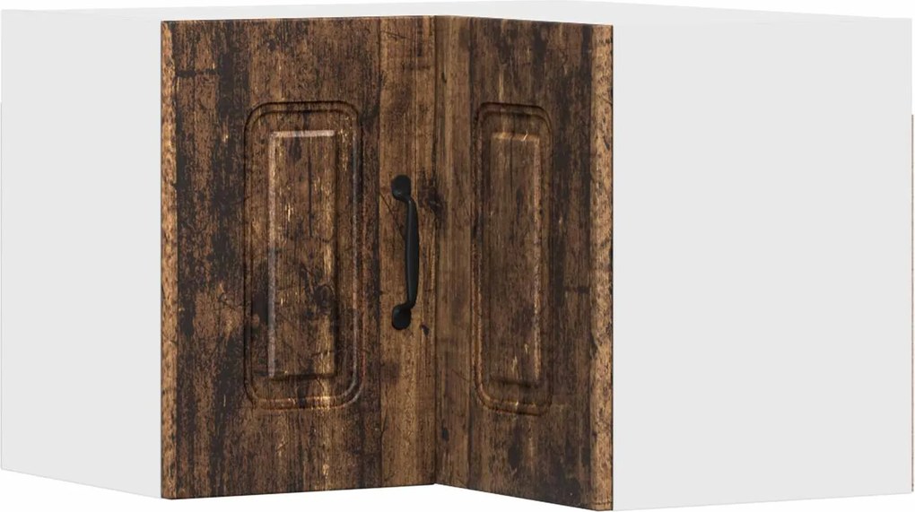 vidaXL Konyhaszekrény tárolóval Kalmar Öreg fa 57 x 57 x 40 cm Faanyag