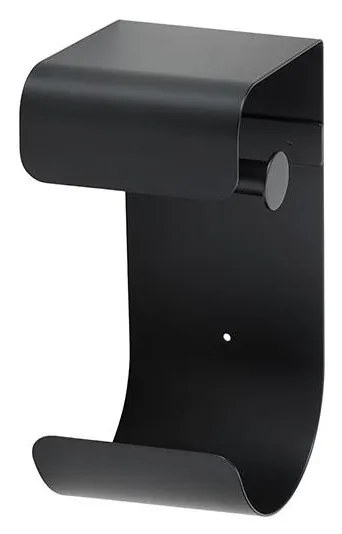 Papírtartó 12,5 x 26 cm rozsdamentes acél/fekete