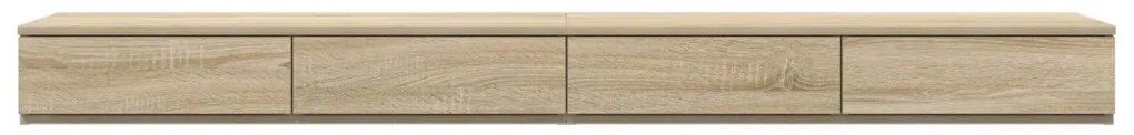Ágyfiókok fiókkal sonoma tölgy 180 x 36.5 x 16.5 cm Faanyag