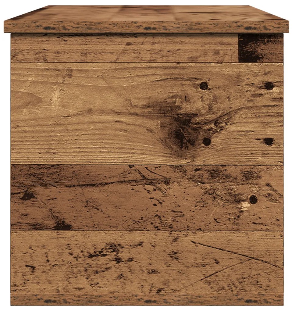 Tároló DOBOZ Régi Fa 90x35x35 cm Mérnöki Fa