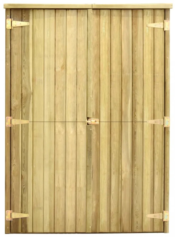kerti impregnált fenyőfa szerszámoskamra 123 x 50 x 171 cm