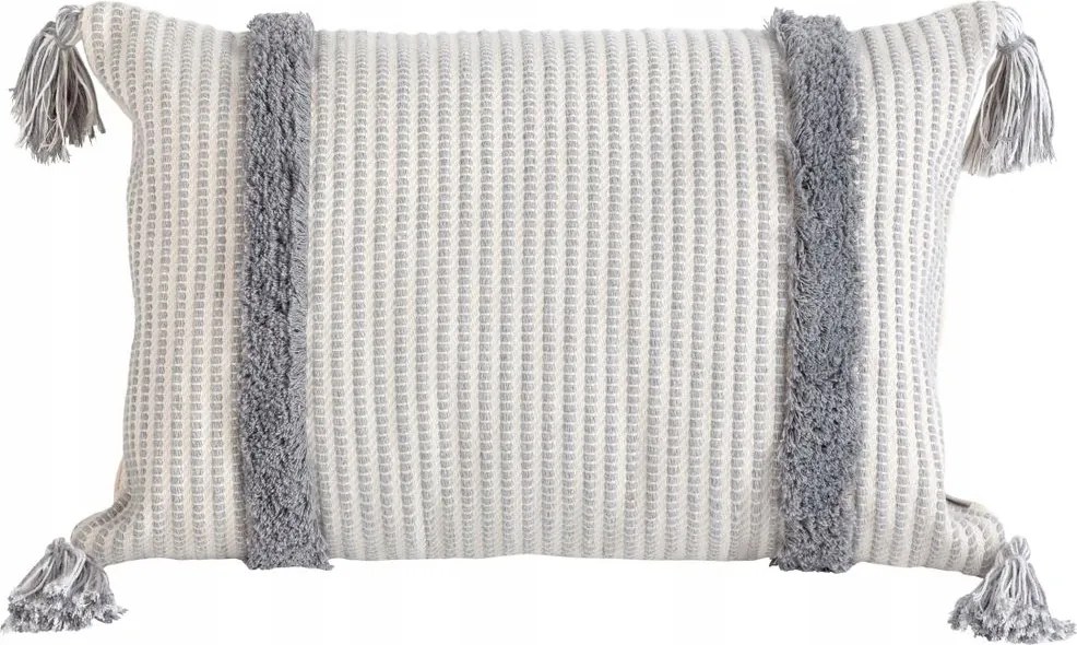 Dekorációs párnahuzat PALERMO-4B Tc 30x50 ezüst