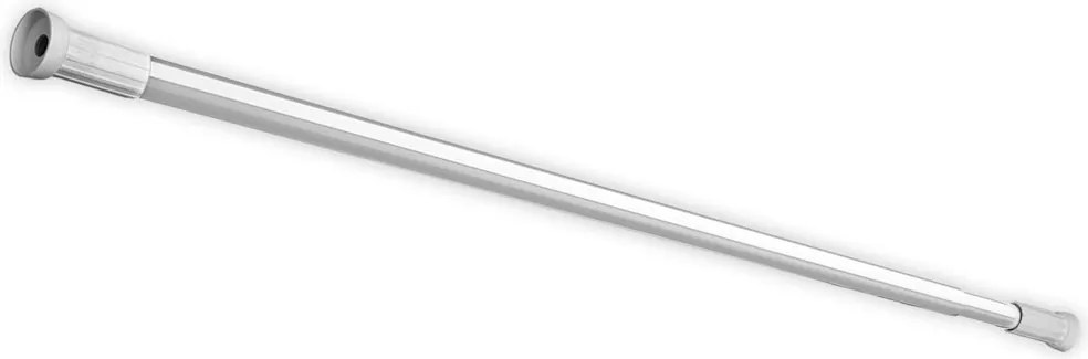 BISK Erga, teleszkópos szórórúd 125-220 cm, fehér, ERG-05780