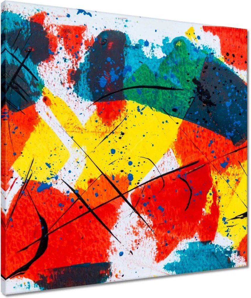 Vászonkép 50x50 Absztrakt Kutyák