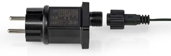 Nedis CLLC180C - LED karácsonyi függöny 180 LED, 7 funkció, 10,9 m, IP44, hideg