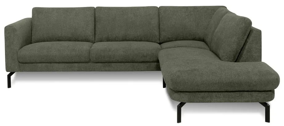 Sötétzöld sarokkanapé (jobb oldali) Gomero – Scandic