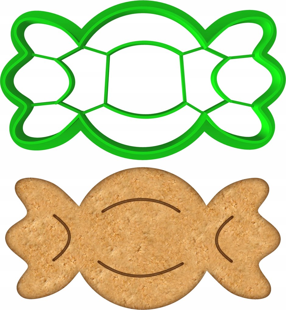 Sütemény lyukasztó forma Halloween Candy 2 8cm