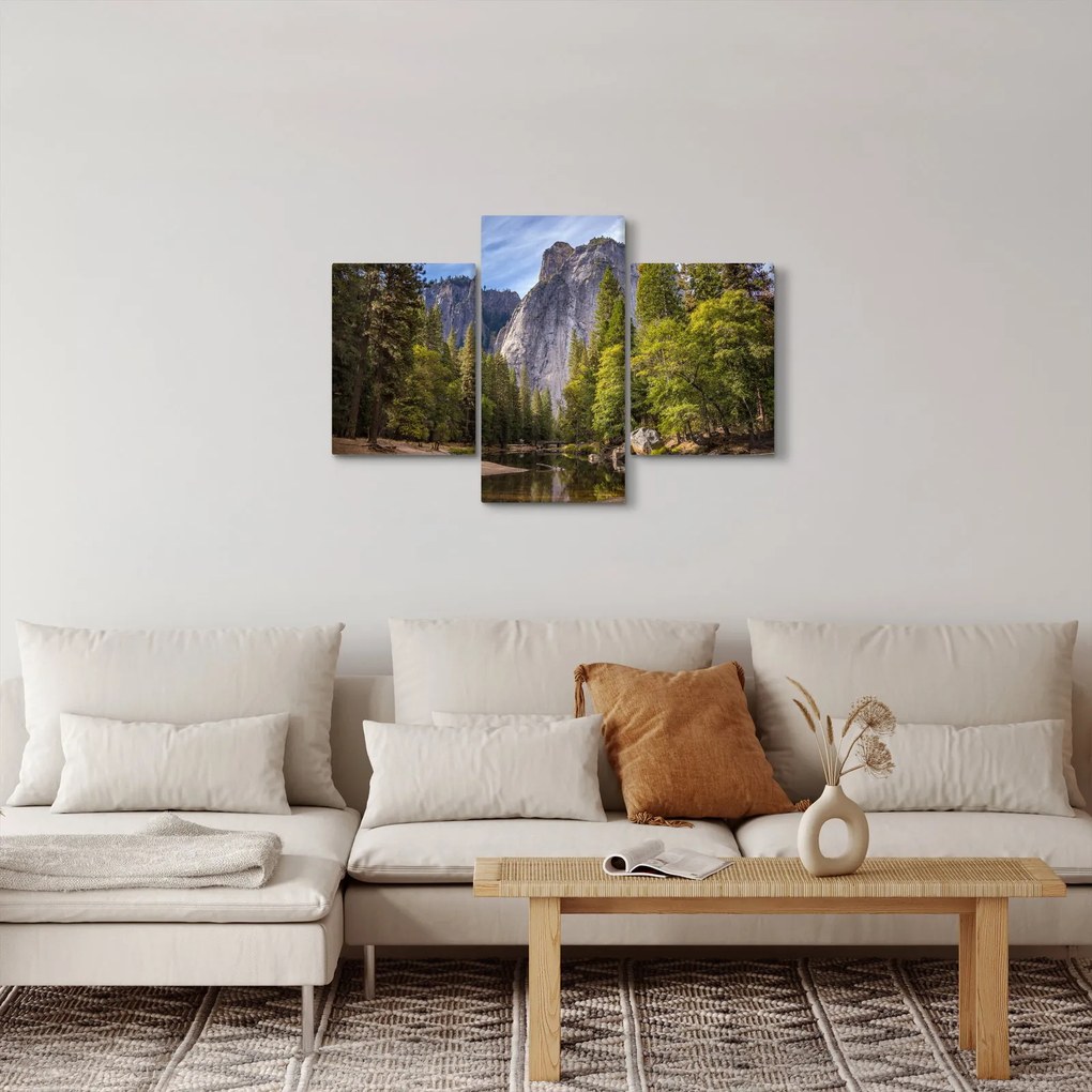 Kép - A Yosemite szikla alatt (90x60 cm)