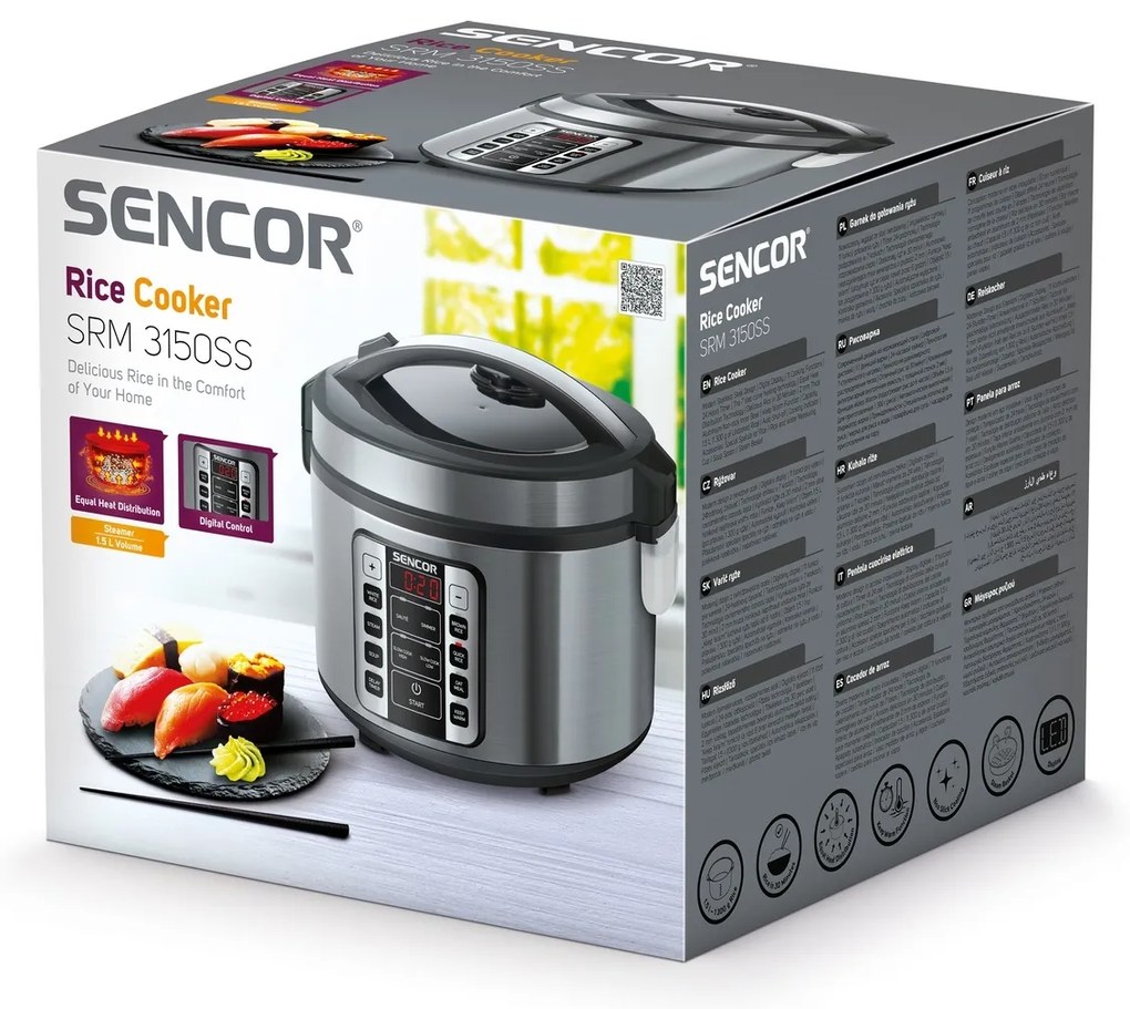 Sencor SRM 3150SS rizsfőző