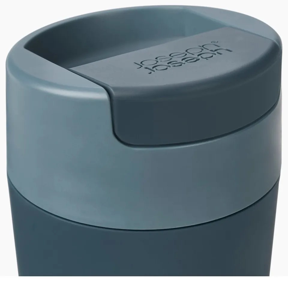 Sötétkék-antracitszürke utazóbögre 450 ml Sipp – Joseph Joseph