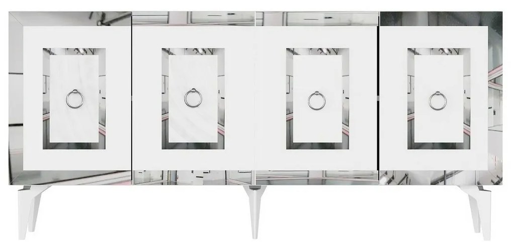 Karya White and Silver szekrény