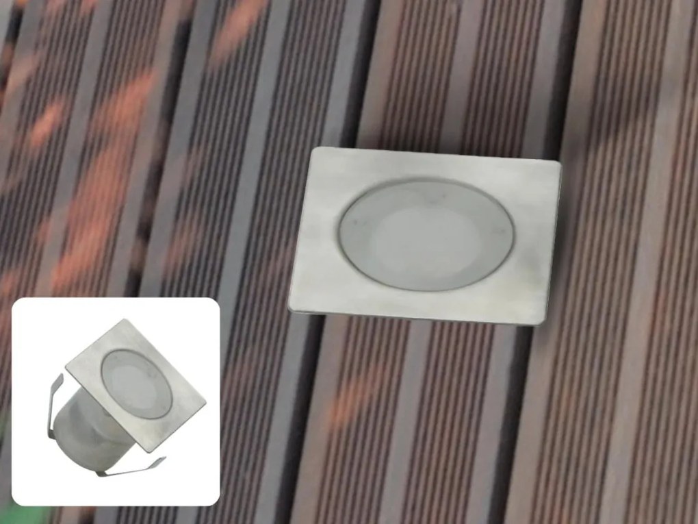 NEDES LFL122S Kültéri Talajba Építhető Lámpa IP44