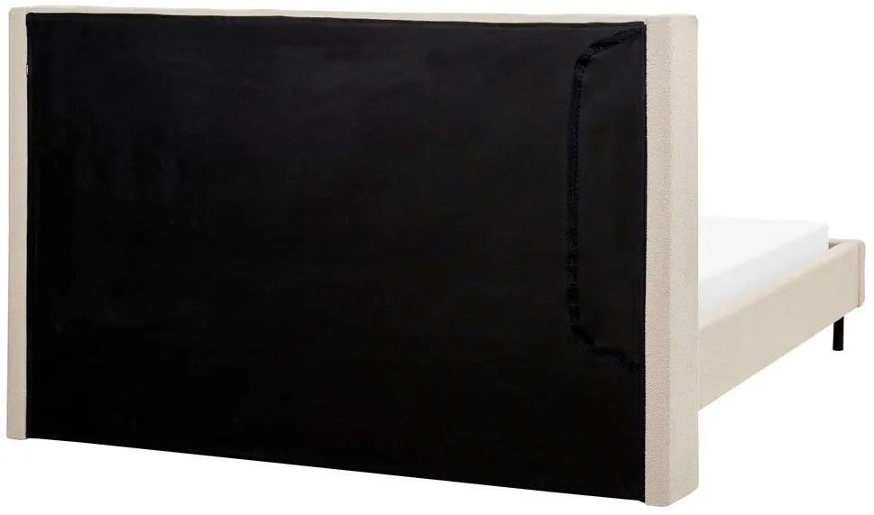 Franciaágy 160 cm Vue (bézs boucle) (ágyráccsal). 1076453