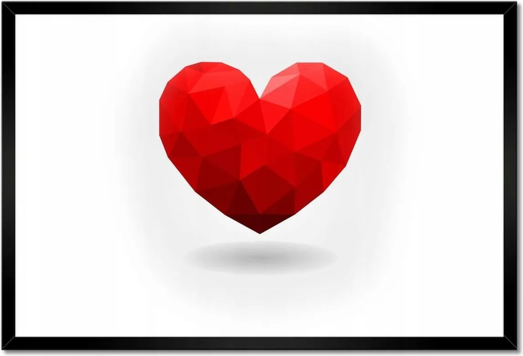 Poszterek keretben 60x40 Nőnap Ajándék Love