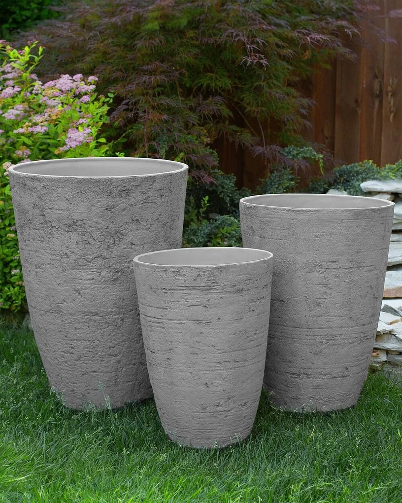 Virágtartó CAMETA 50x35x35 cm (kő) (szürke). 1018862