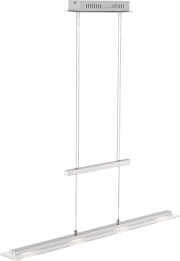 FISCHER & HONSEL 211224 TENSO Modern Led Függesztett Lámpa Nikkel LED IP20