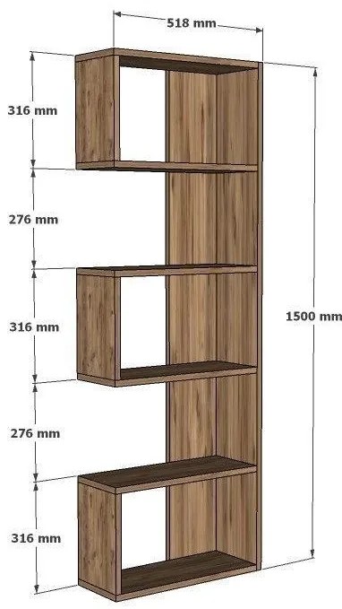 Regál Keteda (fehér) . 1092819