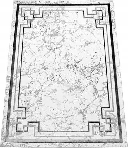 Szőnyeg 80x150 Szürke-ezüst Modern Nappali Hálószoba Puha