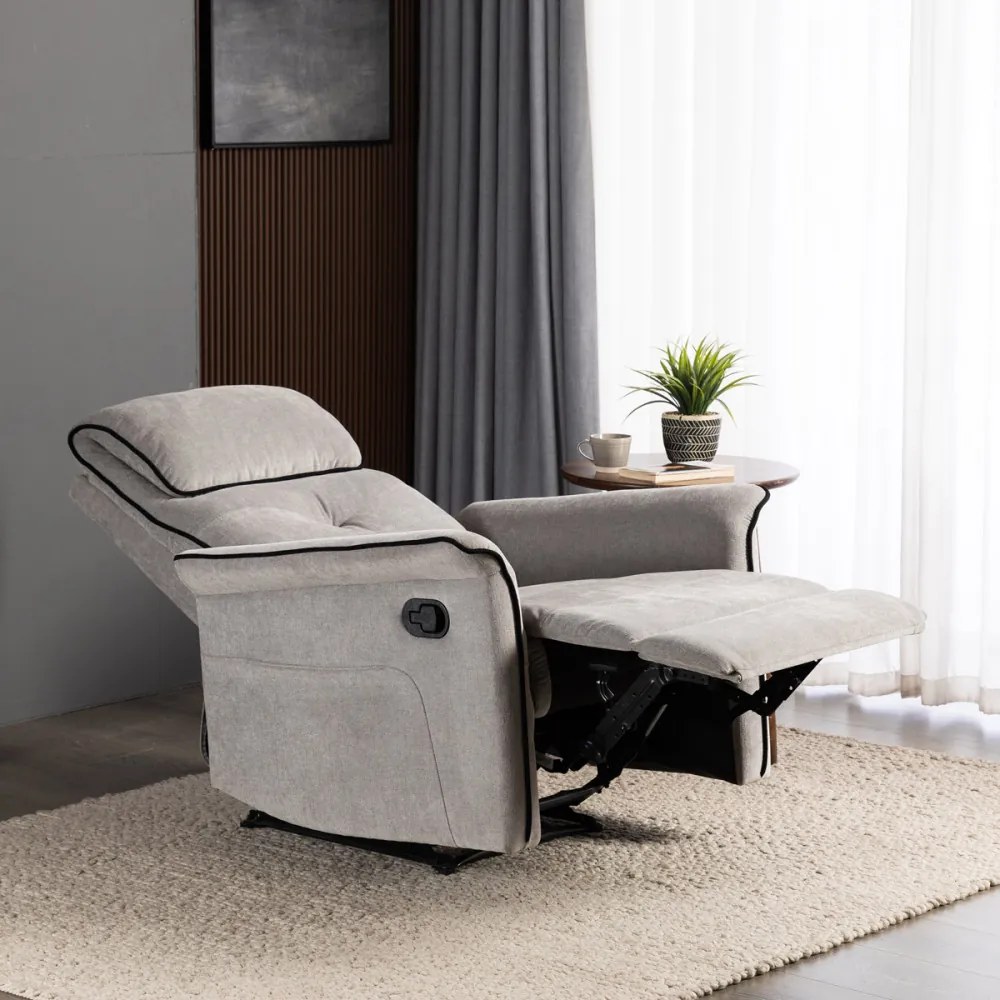 Fotoliu De Relaxare Și TV Culoare Trufe, Reglabil Manual, TV-7054