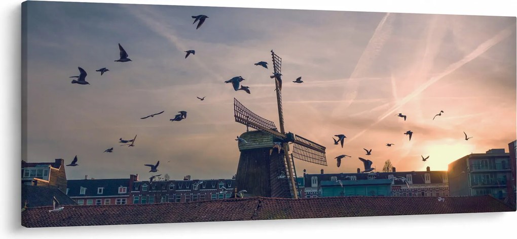 Szélmalom képe (120x50 cm)