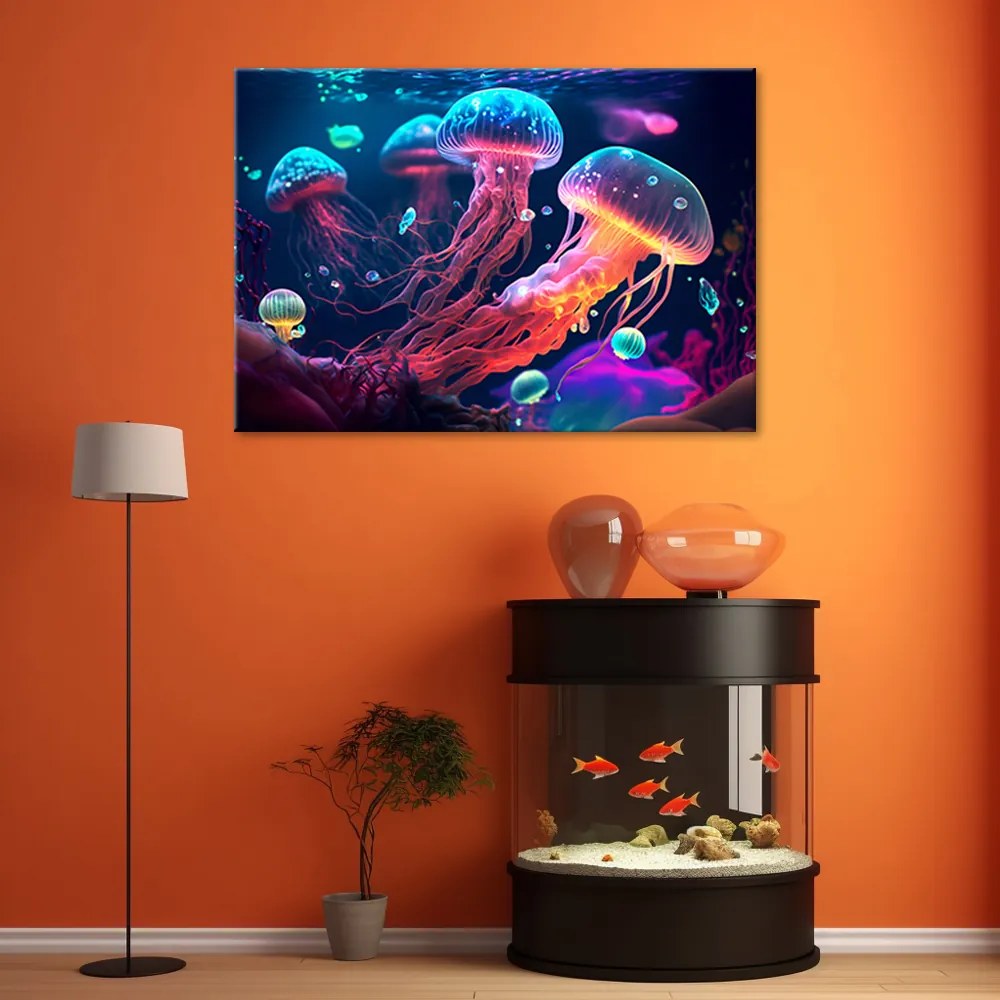 Gario Vászonkép Izzó medúza Méret: 100 x 70 cm
