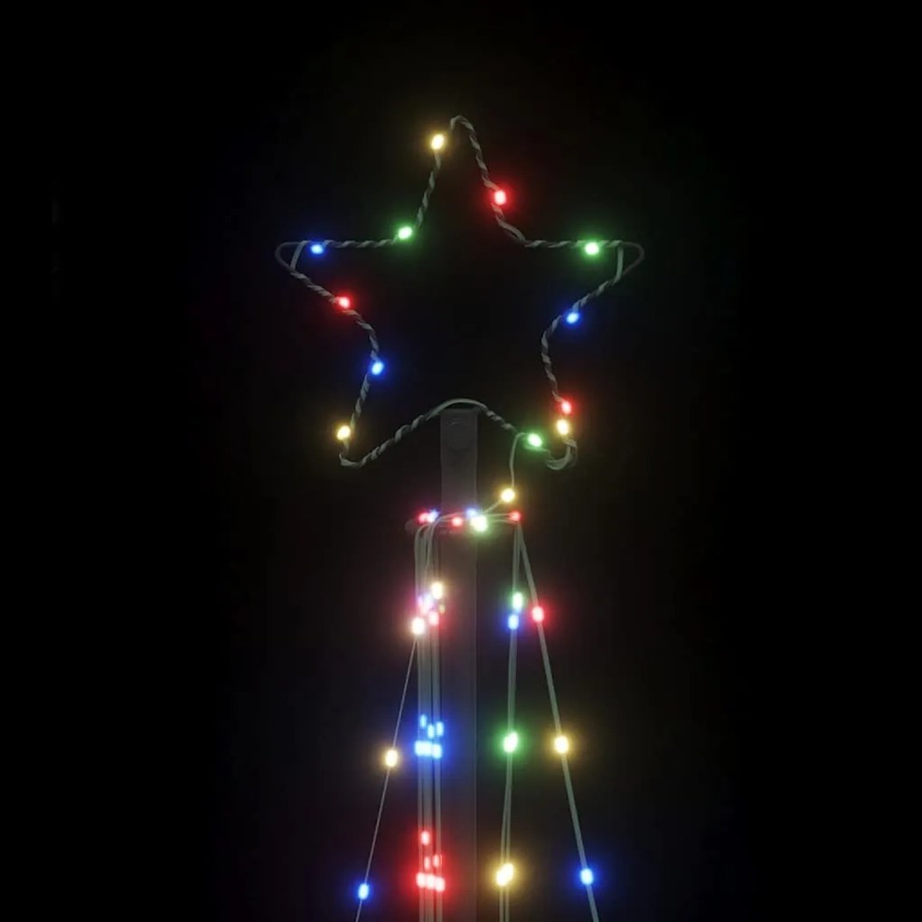 színes LED karácsonyfa 339 LED 187 cm
