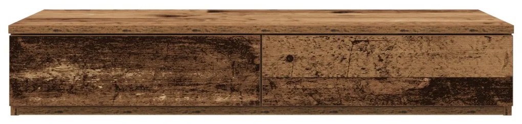 Ágy Fiókok Régi Fa 90x36,5x16,5 cm Műanyag