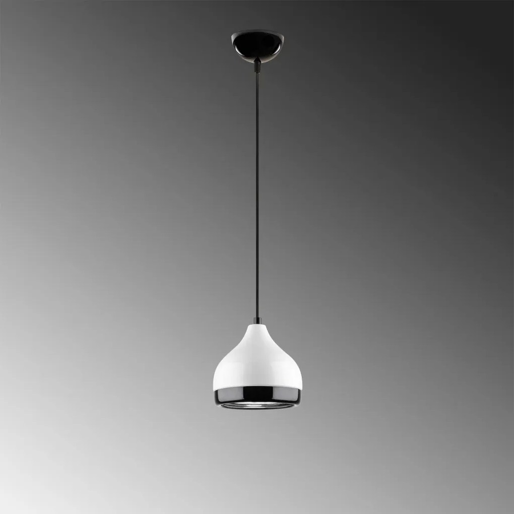 Yıldo 6868 fehér fém függőlámpa, Ø17 cm