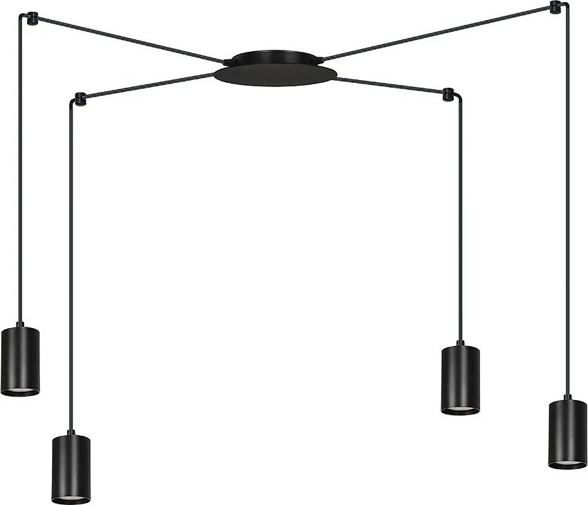 Emibig modern függeszték traker fekete emi524/4